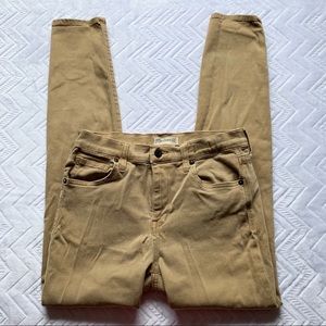 Madewell 9" High-Rise Skinny Jeans: Garment-Dyed